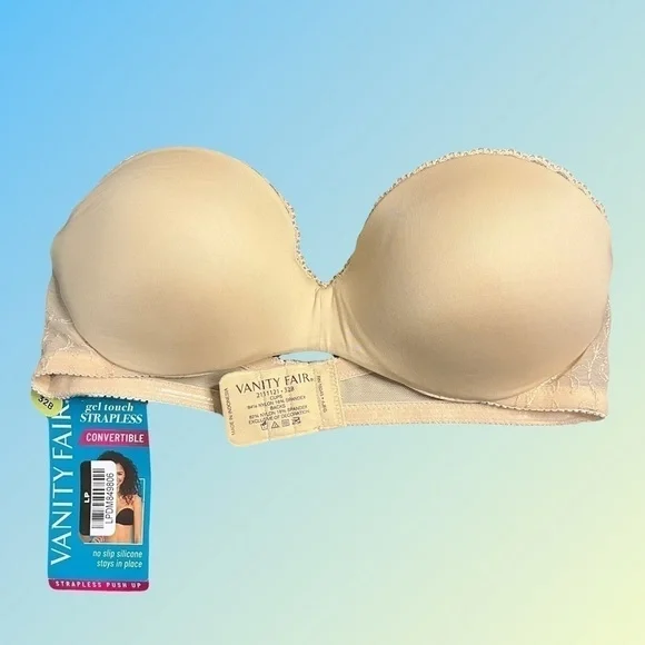 Vanity Fair Women's Gel Touch Strapless Push-Up Bra - Picture 2 of 5